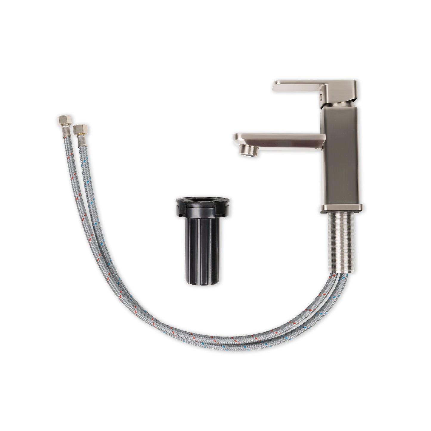 1-HANDLE BATHROOM FAUCET NICKEL BRUSHED