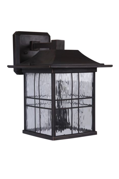 Dorset 2 Light Medium Outdoor Wall Mount in Aged Bronze Brushed