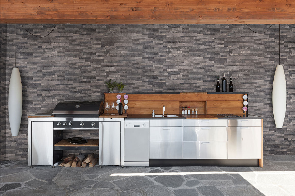 Ardesia Black Stacked Porcelain