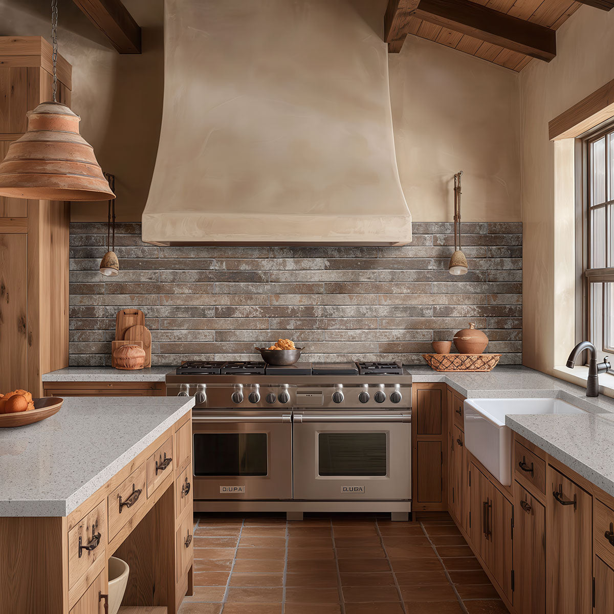 BRICKSTONE RUSTIQUE RED BRICK 2X18