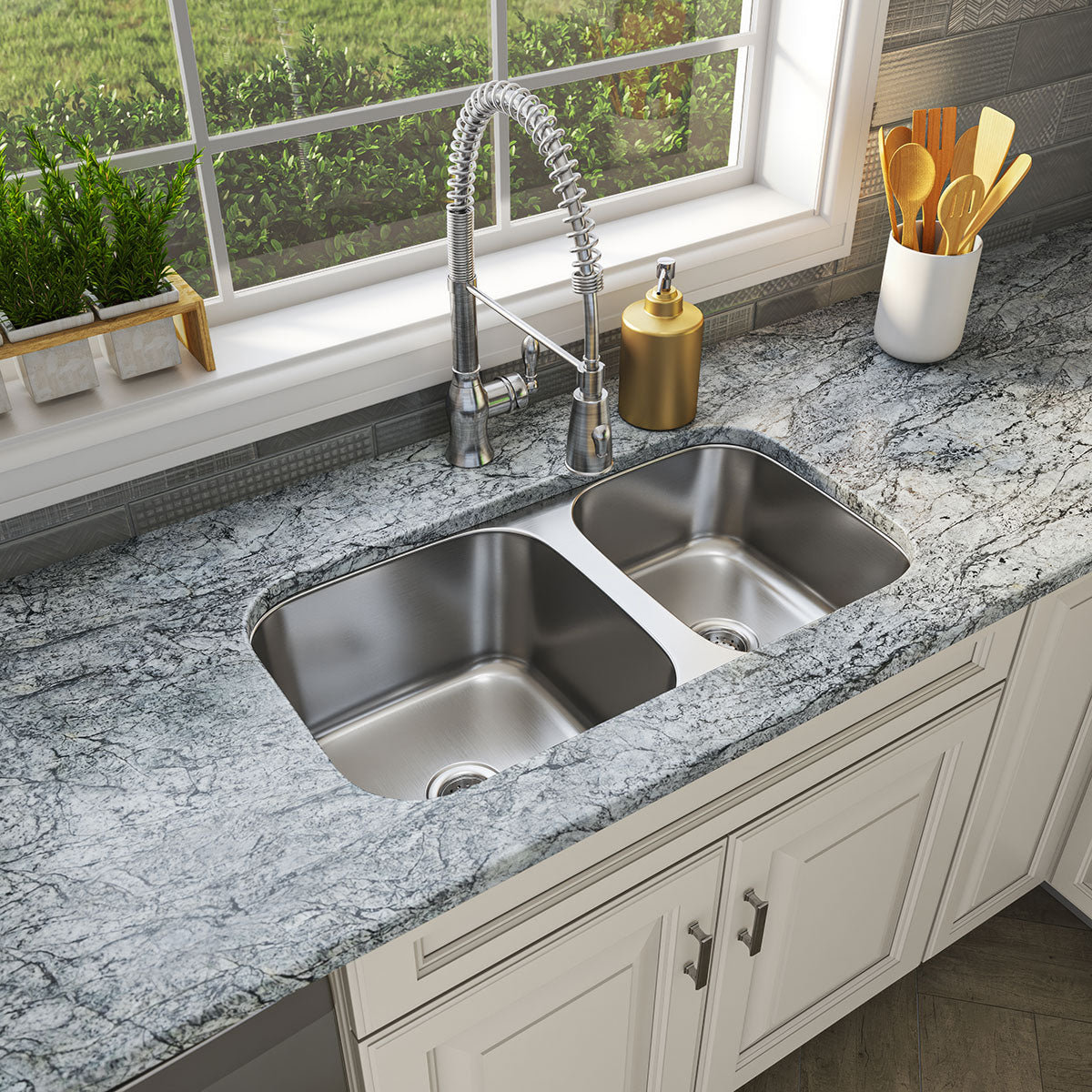 DOUBLE BOWL SINK 40/60 - 3218