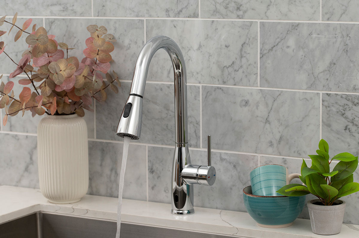 TOUCH-LESS INFRARED SENSOR KITCHEN FAUCET - 812 CHROME