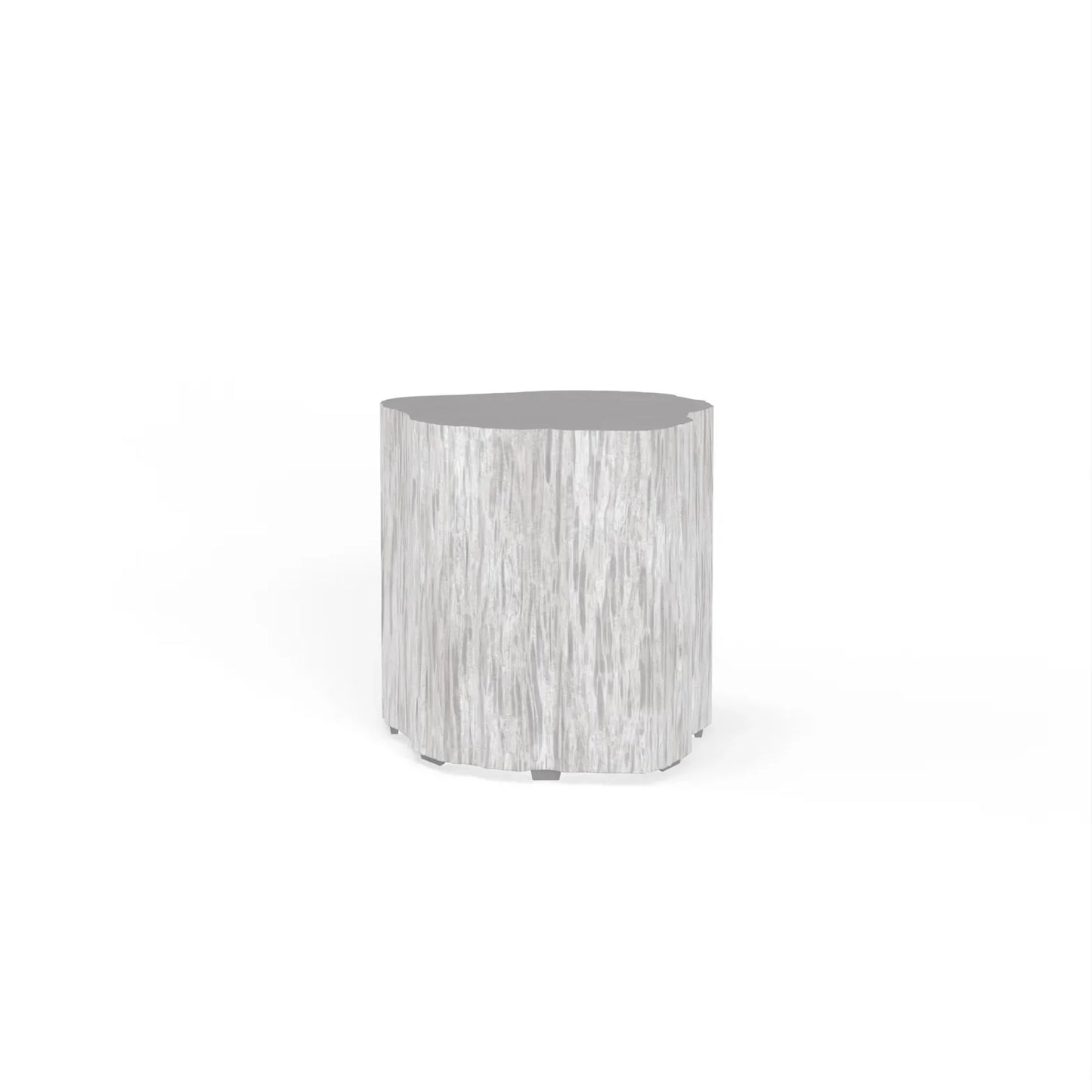 Pebble Tree Trunk End Table
