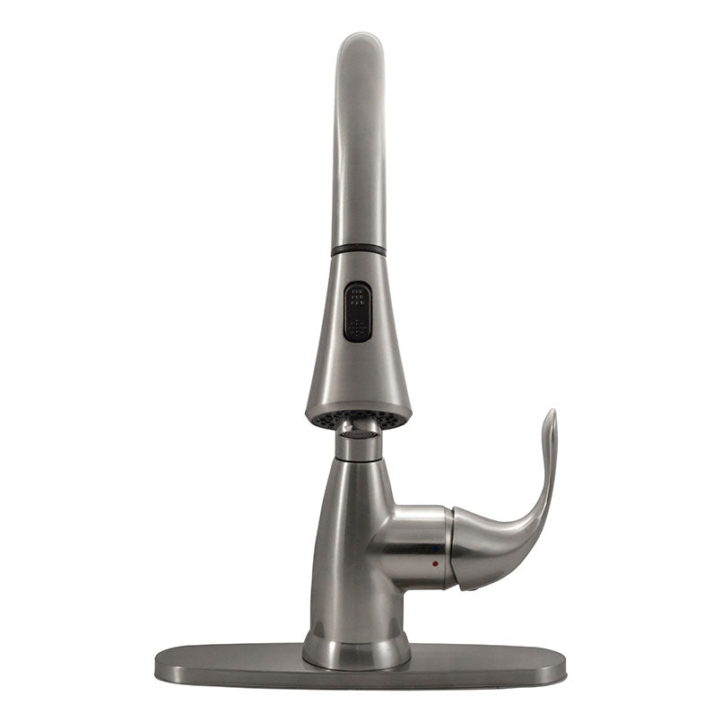 1 HANDLE PULL-DOWN SPRAYER KITCHEN FAUCET - 803 BRUSHED NICKEL