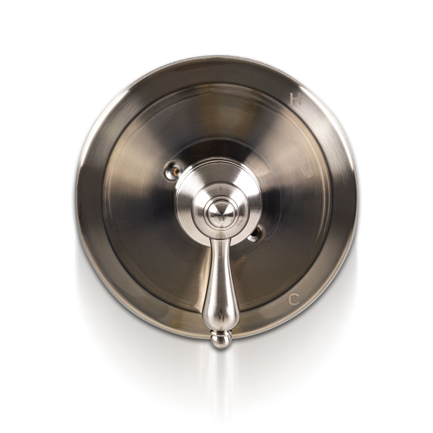 1 HANDLE SHOWER/TUB FAUCET WITH VALVE- 607 BRUSH NICKEL