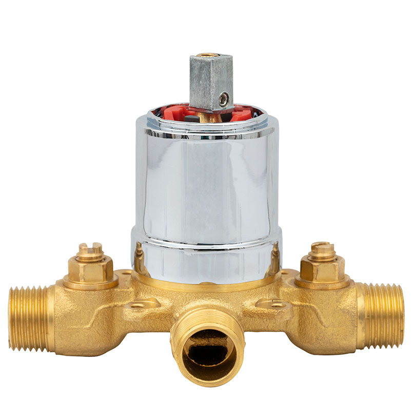 1 HANDLE SHOWER/TUB FAUCET WITH VALVE- 608 CHROME