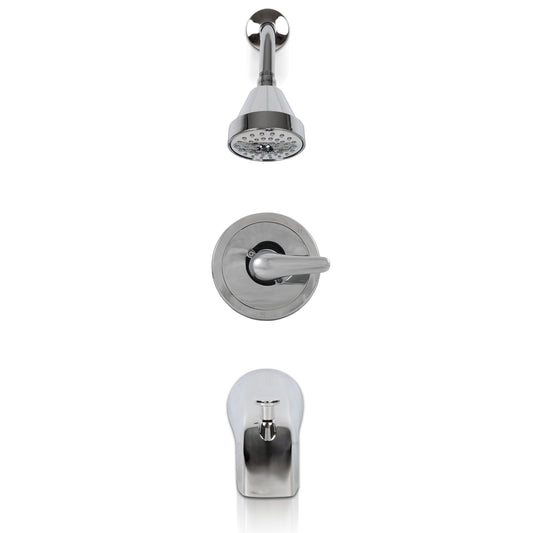 1 HANDLE SHOWER/TUB FAUCET WITH VALVE- 608 CHROME