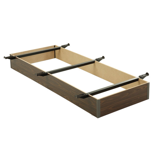 Hollywood Linwood Bed Base, Wood,  Twin/Twin XL, 6"H, Walnut Finish