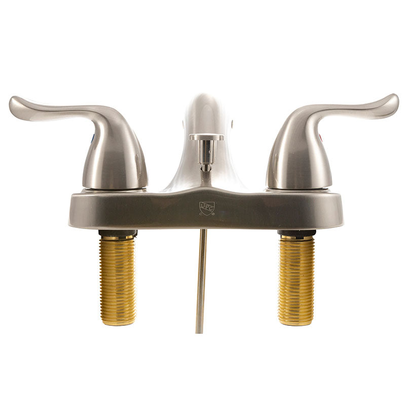 2 HANDLE BATHROOM FAUCET - 405 BRUSHED NICKEL