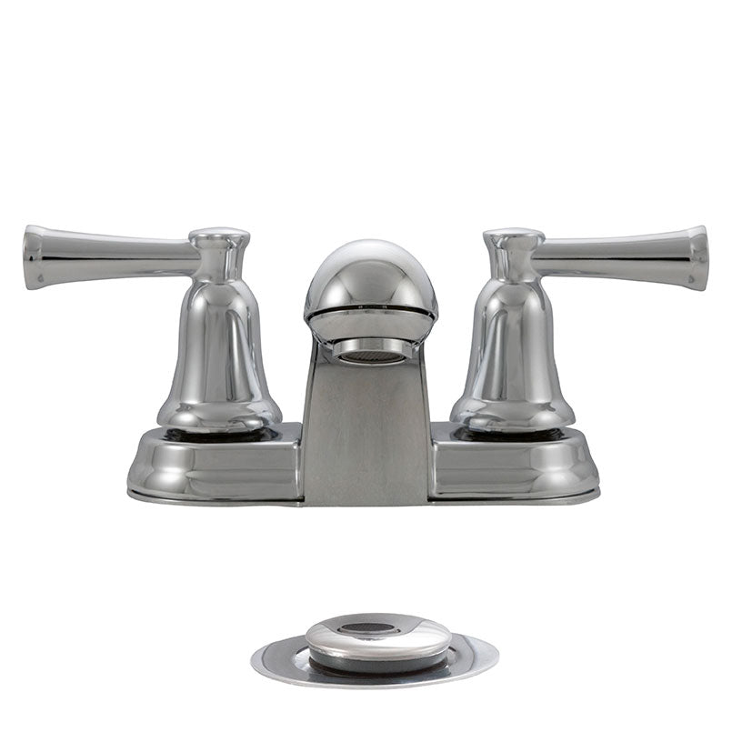 2 HANDLE BATHROOM FAUCET - 410 CHROME
