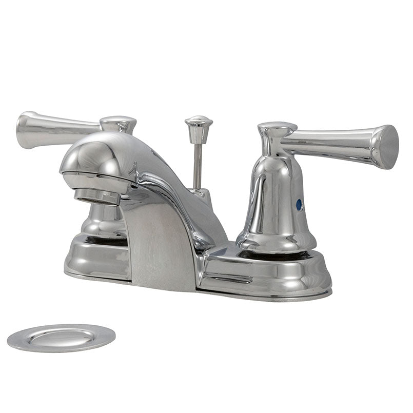 2 HANDLE BATHROOM FAUCET - 410 CHROME