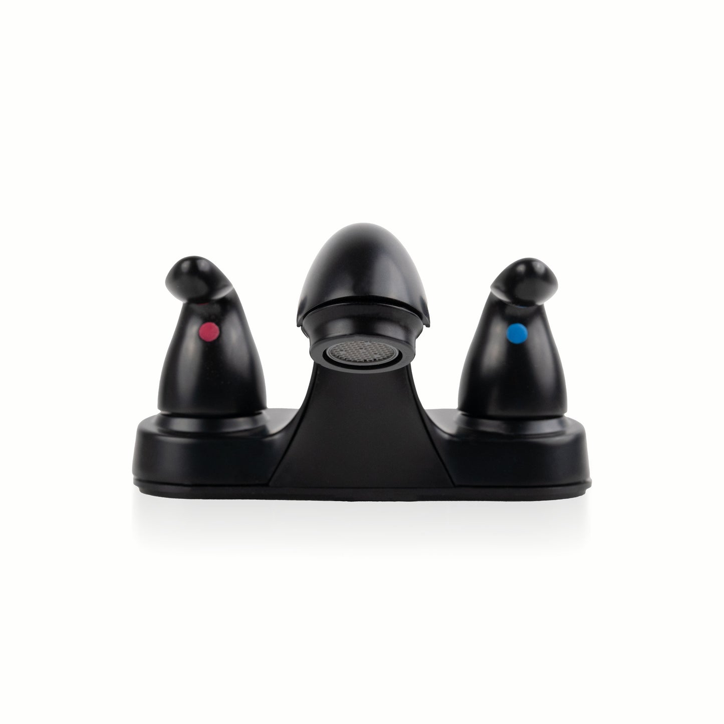 2-HANDLE BATHROOM FAUCET WITH POP UP DRAIN MATT BLACK