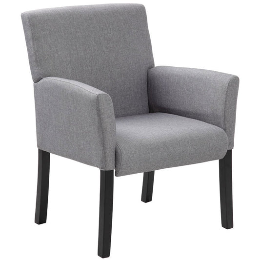 Boss Box Arm guest, accent or dining chair W/Black Base