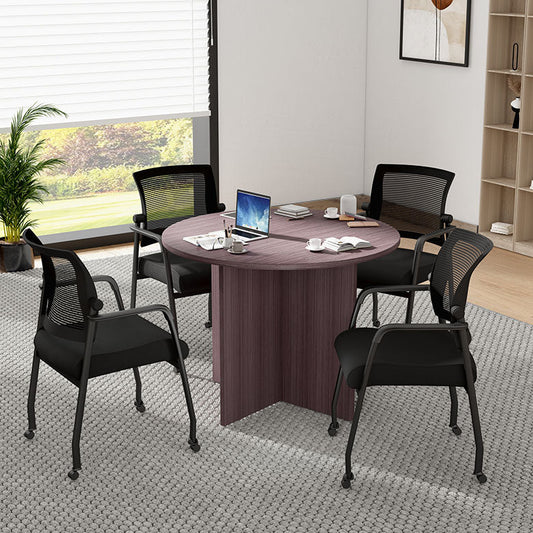 Round table set, N127-DW (1) + B6889R-BK (4)