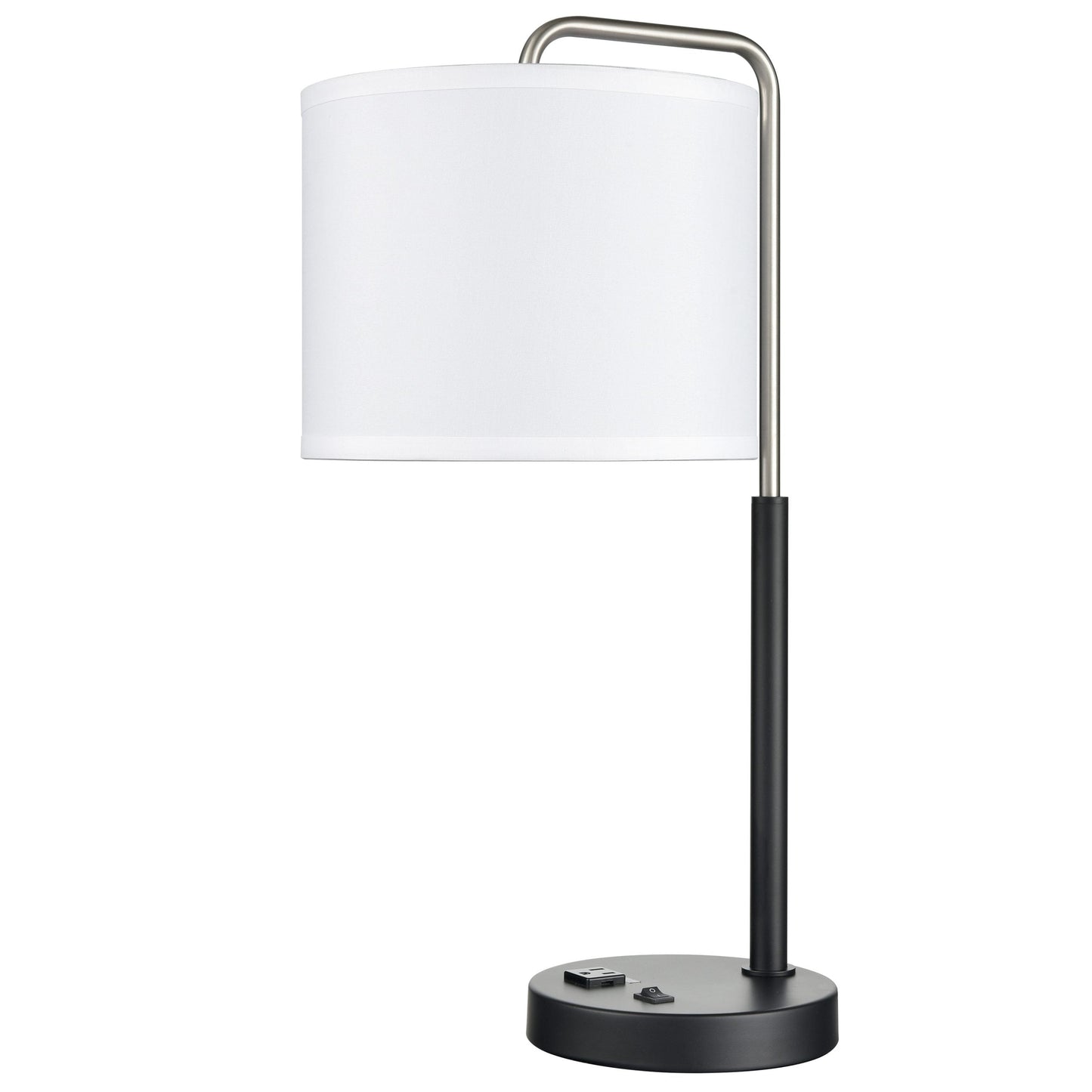 Valeria Single Table Lamp with 1 Outlet