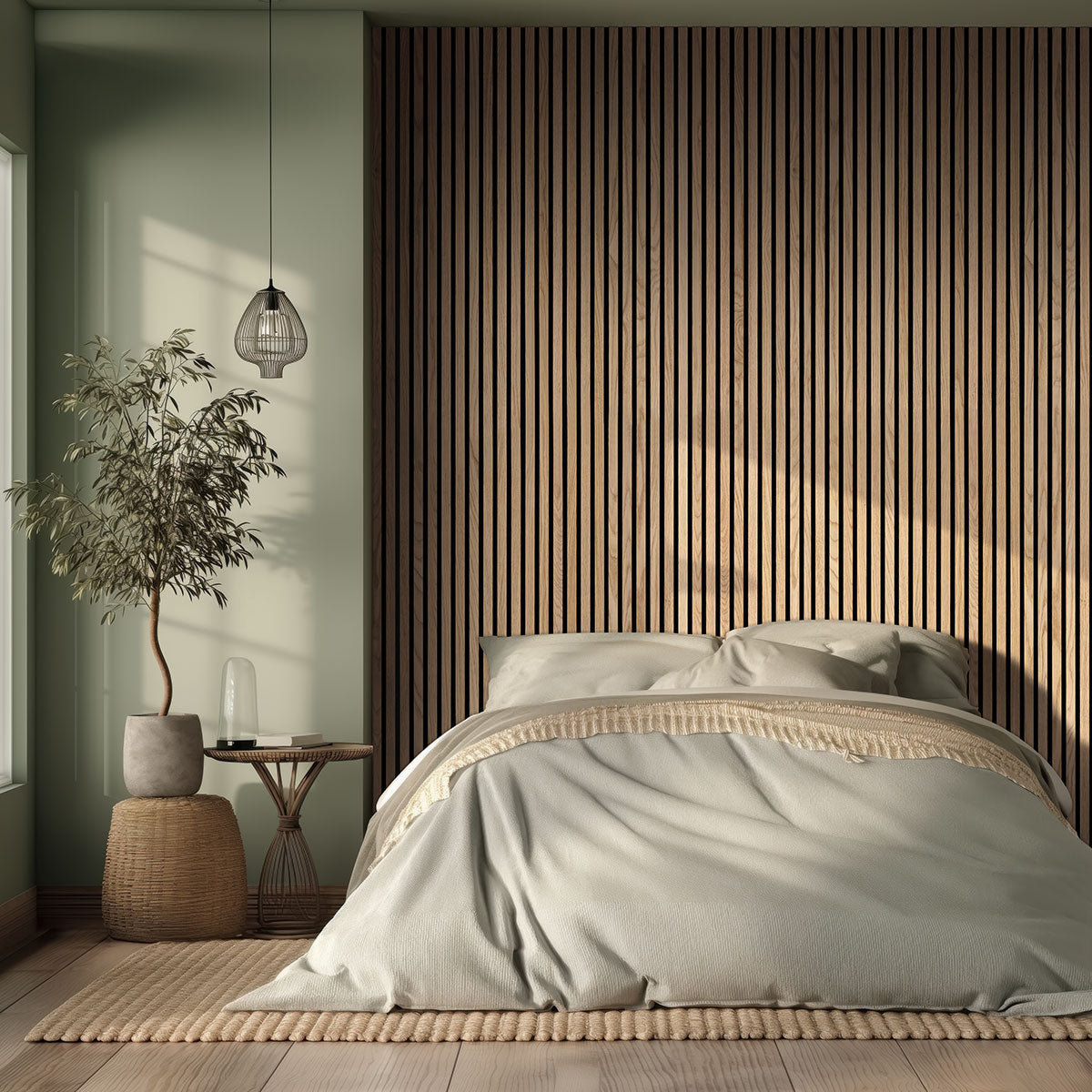 Natural Acoustic Wood Slat Wall Panels
