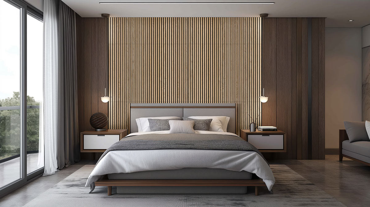 Natural Acoustic Wood Slat Wall Panels