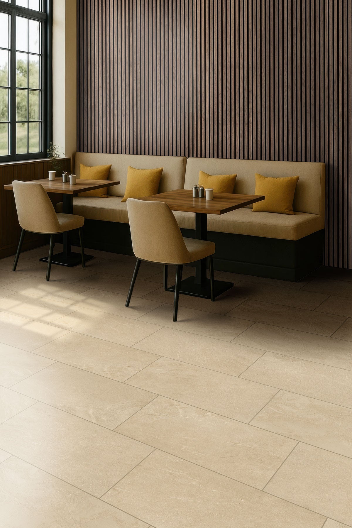 Tawny Acoustic Wood Slat Wall Panels