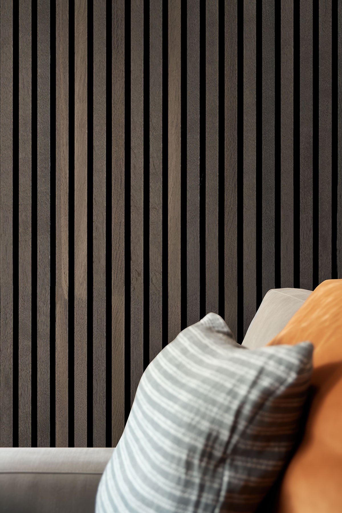 Umber Acoustic Wood Slat Wall Panels