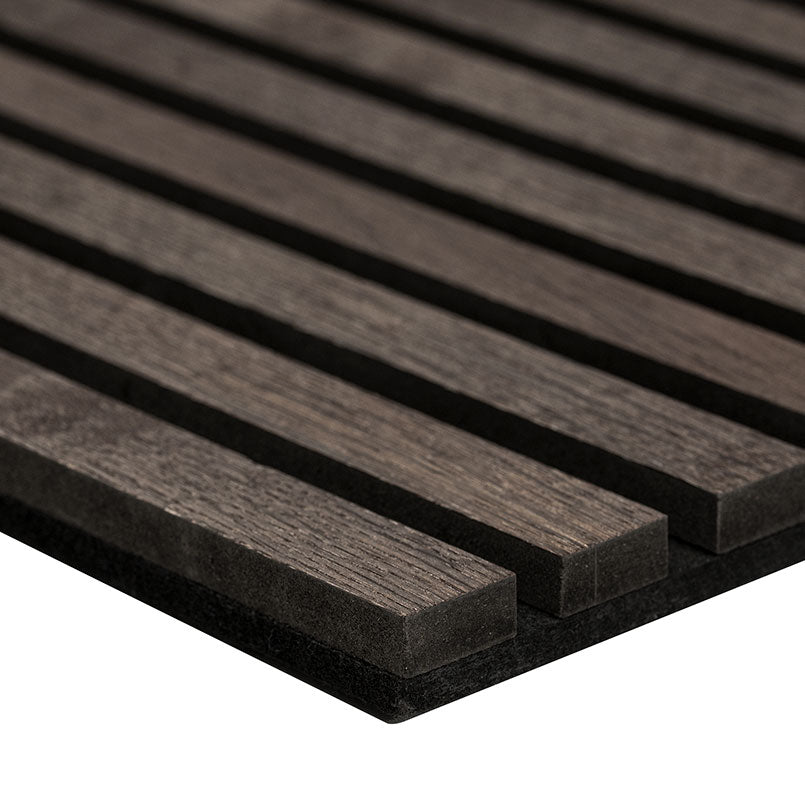 Umber Acoustic Wood Slat Wall Panels