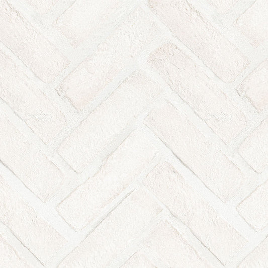 Alpine White Reclaimed Clay Brick - Herringbone