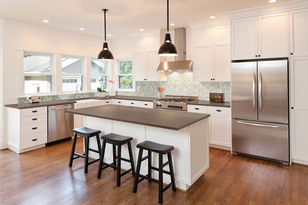 Arabescato Carrara Herringbone Pattern