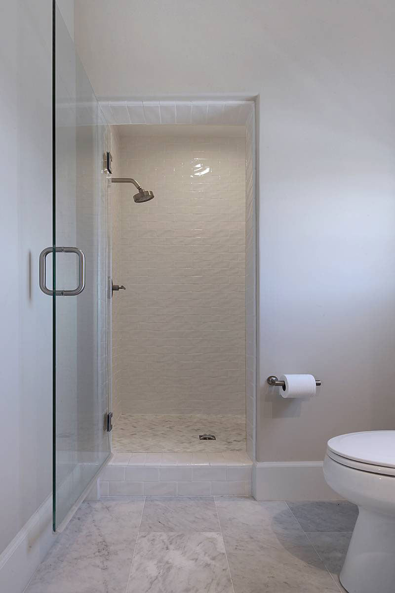 Arabescato Carrara Herringbone Pattern