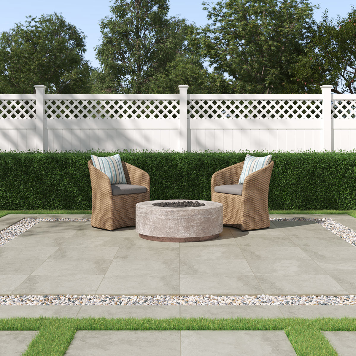 Argento Travertino® Arterra Pavers