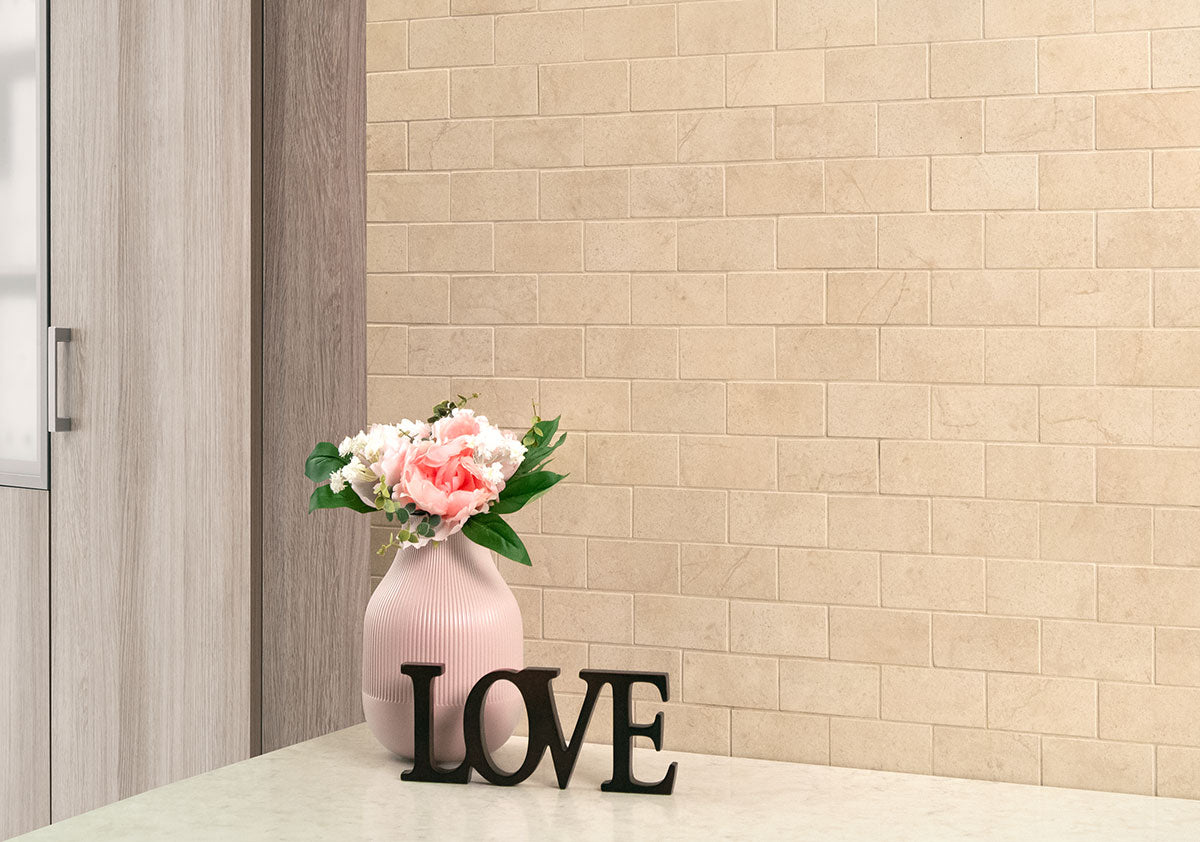Aria Cremita Subway Tile 2x4