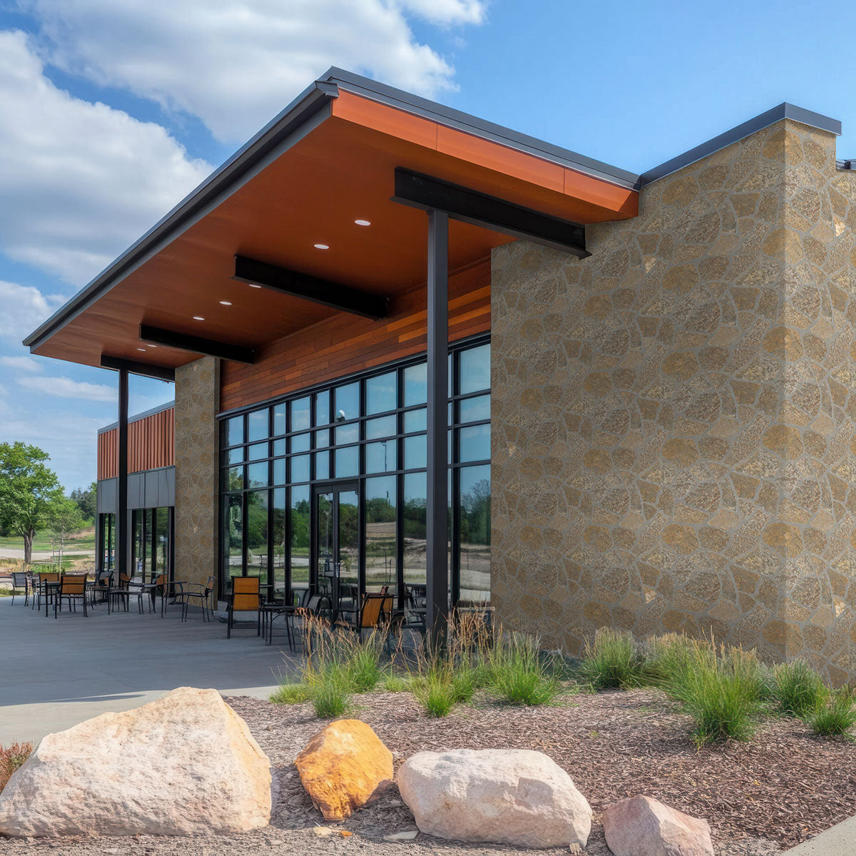 Bedford Brown fieldstone