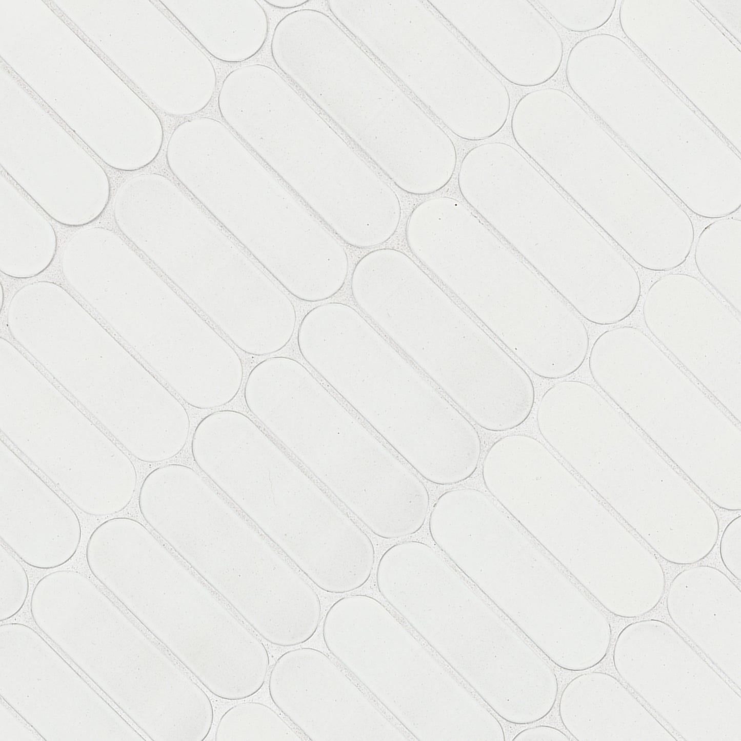 Bianco Glossy Ellipse Tile