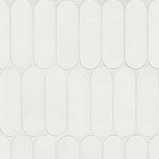 Bianco Glossy Ellipse Tile