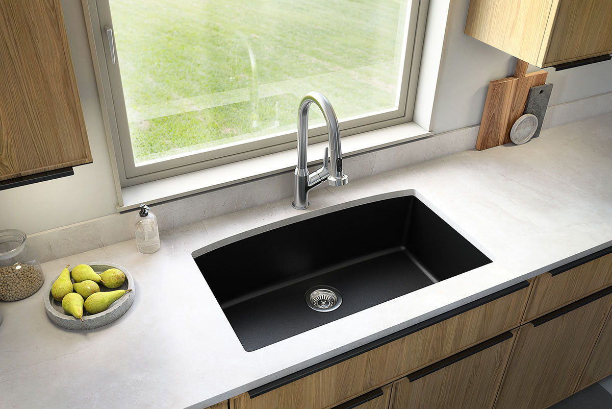 BLACK QUARTZ SINGLE BOWL 3219