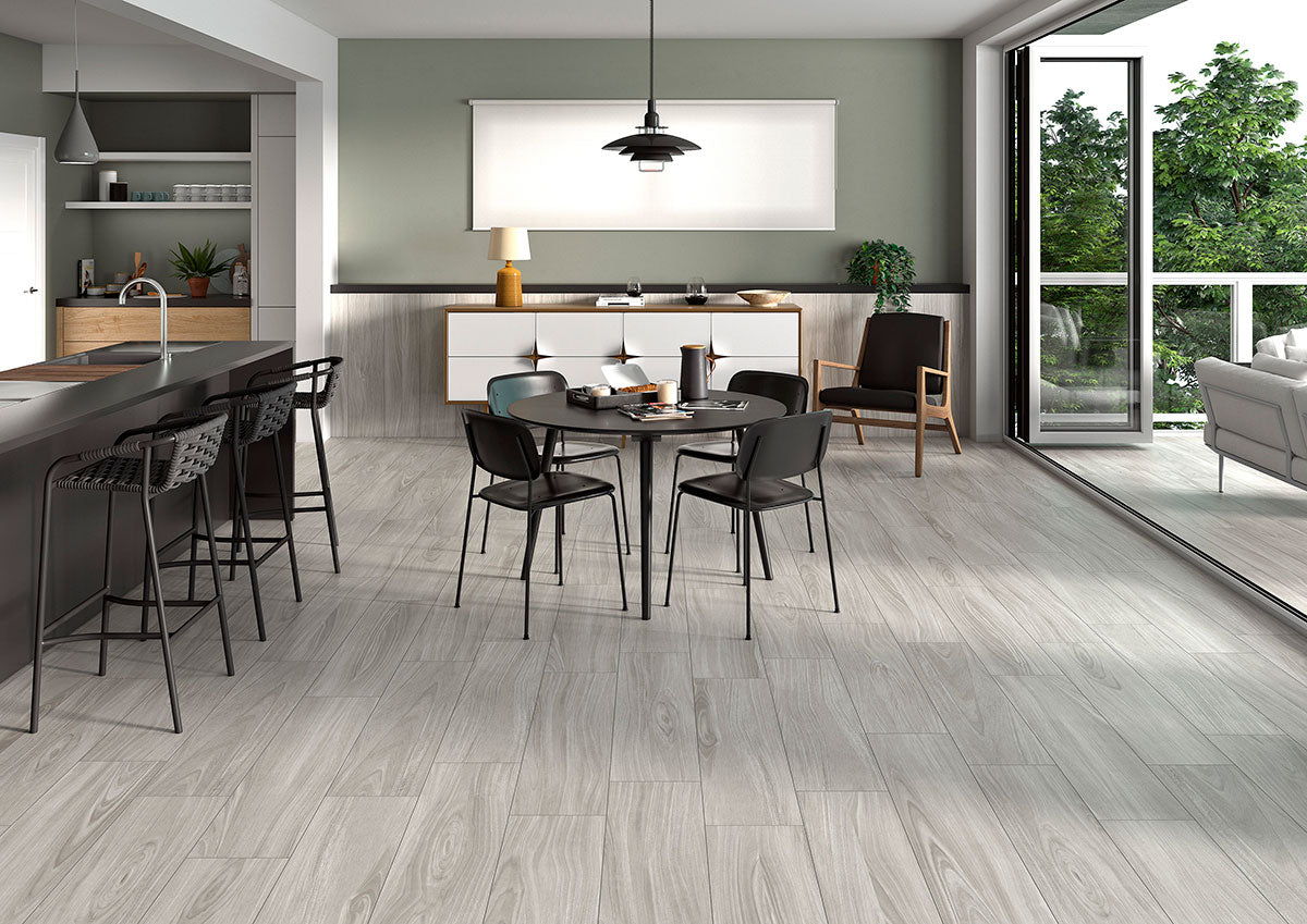 Grigia Porcelain Wood Tile
