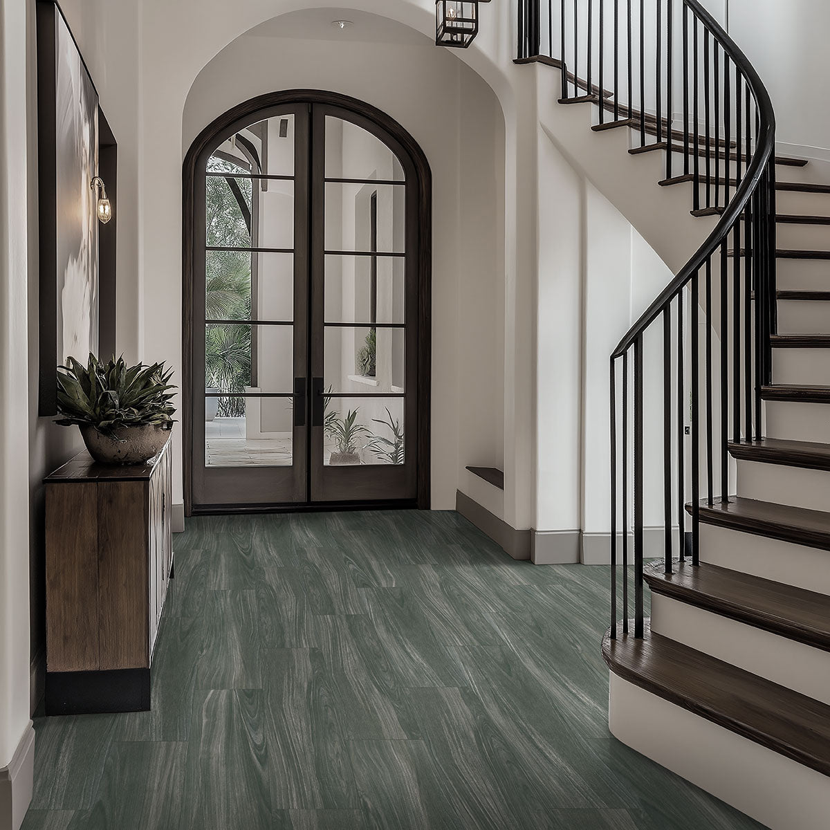 Midnight Porcelain Wood Tile