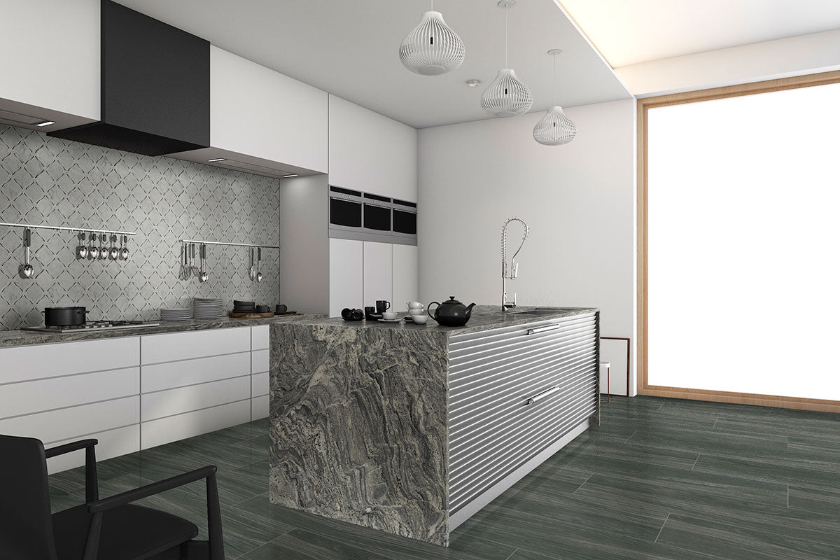 Midnight Porcelain Wood Tile