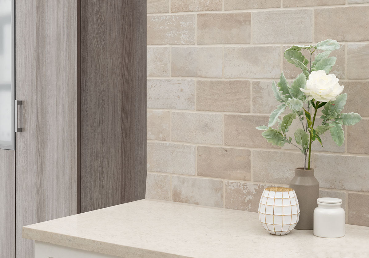 BRICKSTONE IVORY 5X10 BRICK TILE