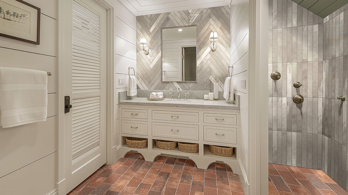 BRICKSTONE RED 5X10 BRICK TILE