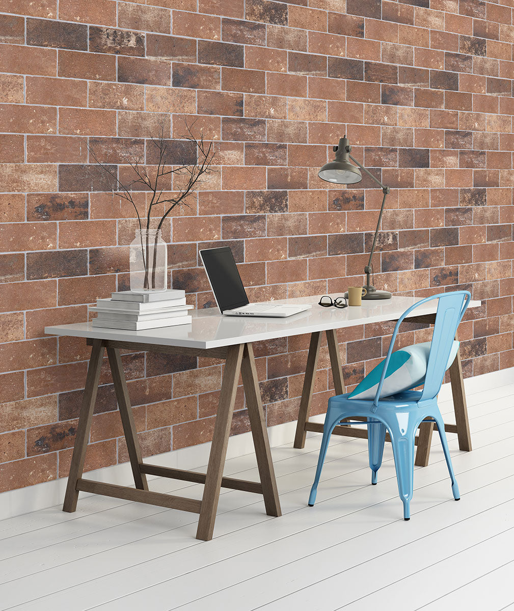 BRICKSTONE RED 5X10 BRICK TILE