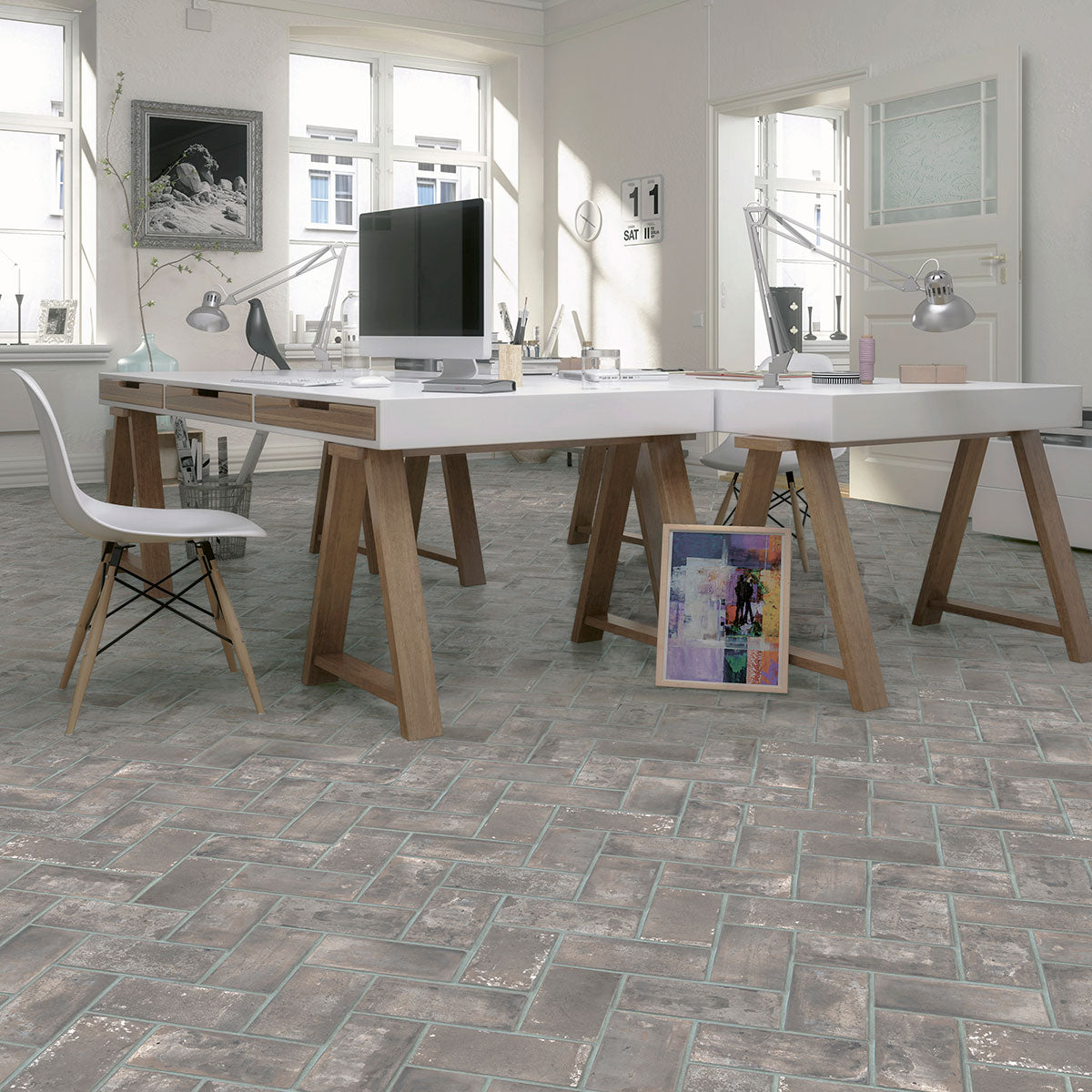 BRICKSTONE TAUPE 5X10 BRICK TILE