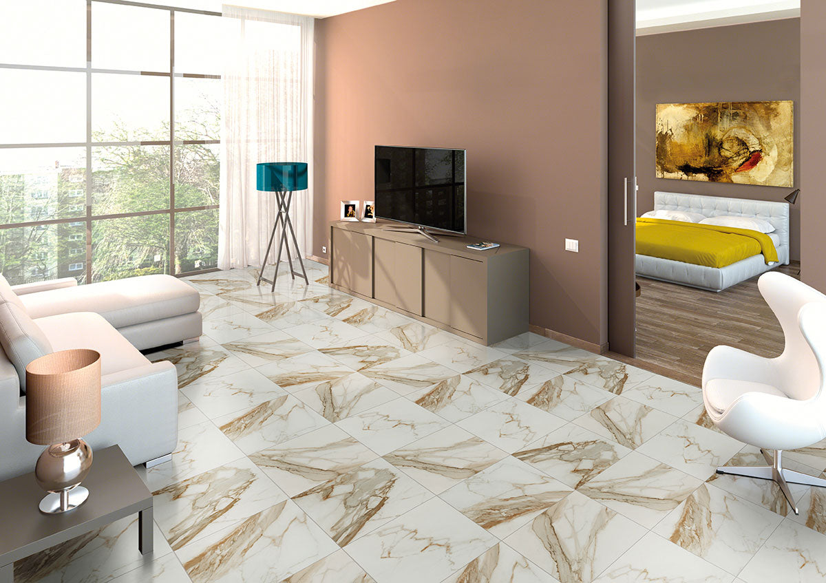 Calacatta Marbella Porcelain Tile