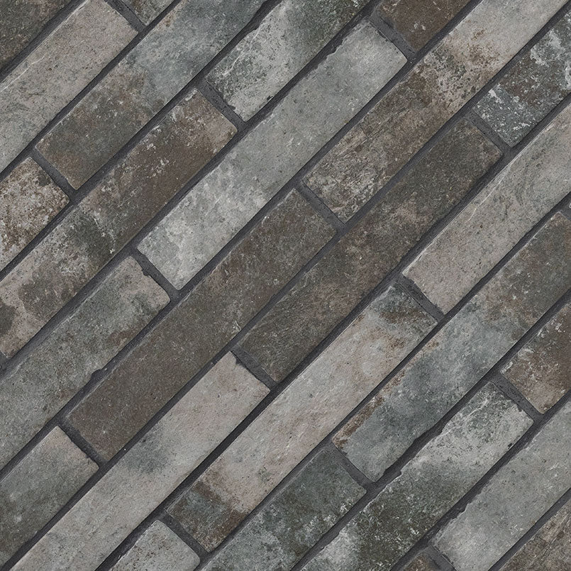BRICKSTONE CHARCOAL 2X10 BRICK TILE
