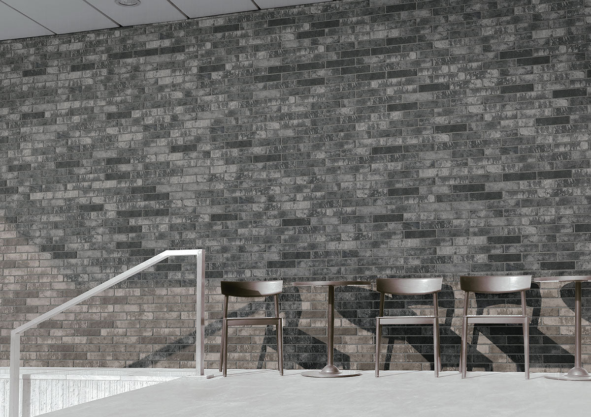 BRICKSTONE CHARCOAL 2X10 BRICK TILE