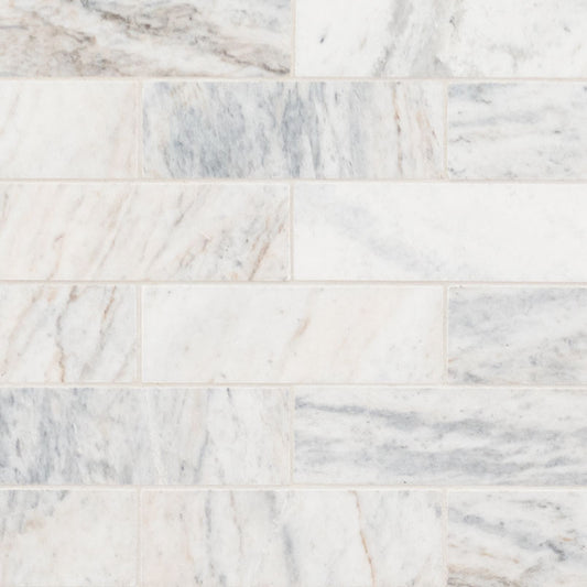 Capri Blue Honed 2x6 Subway Tile