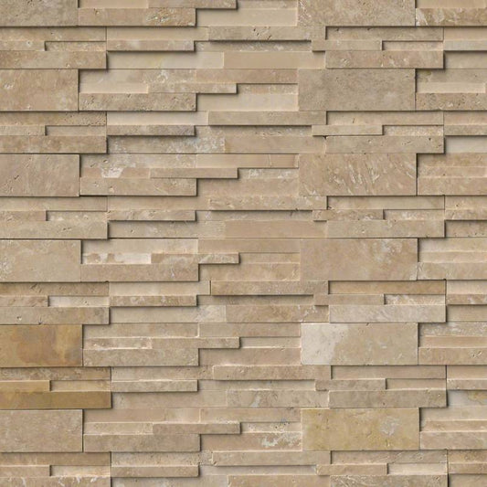 Durango Cream 3d Honed Stacked Stone