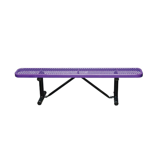 Expanded Metal Backless Bench