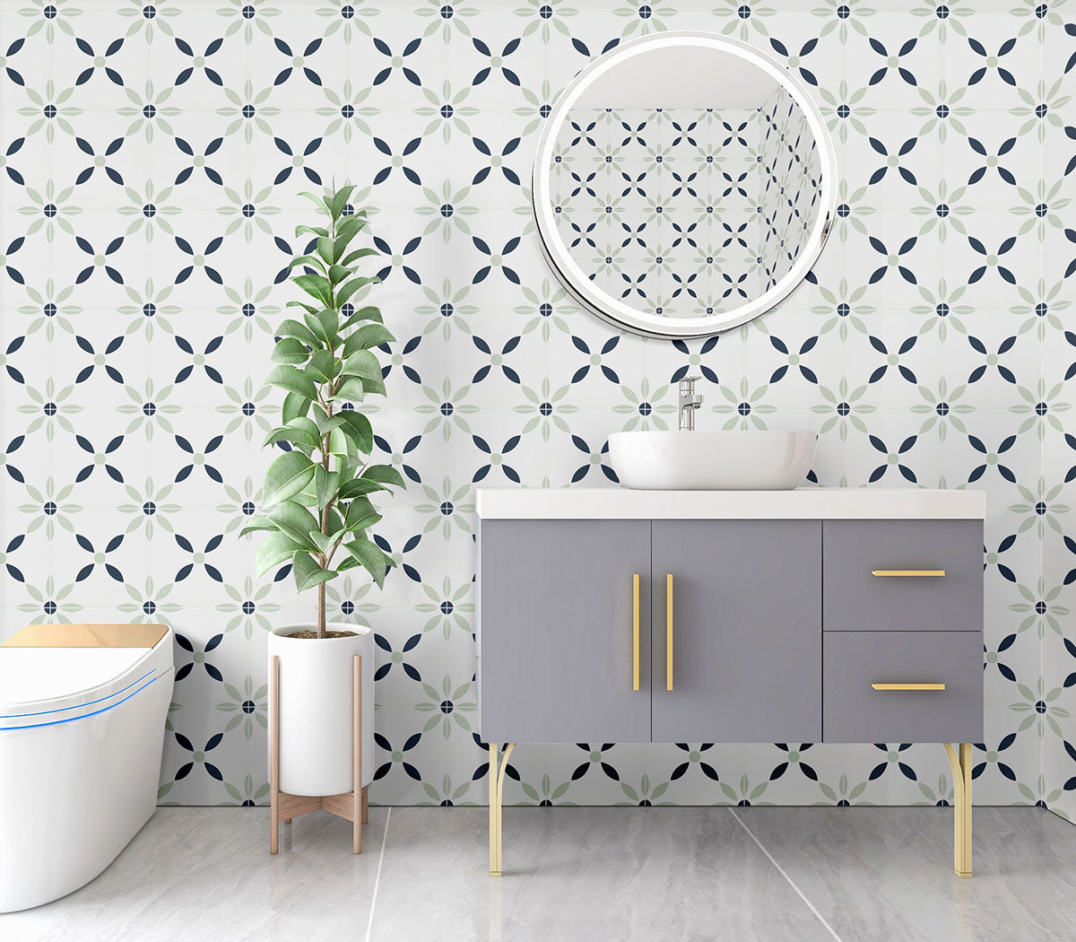 Greta Encaustic Tile