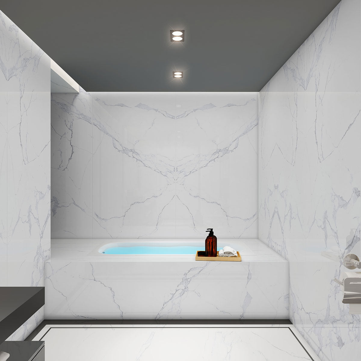 Glacier Pearl Tub and Shower Panels