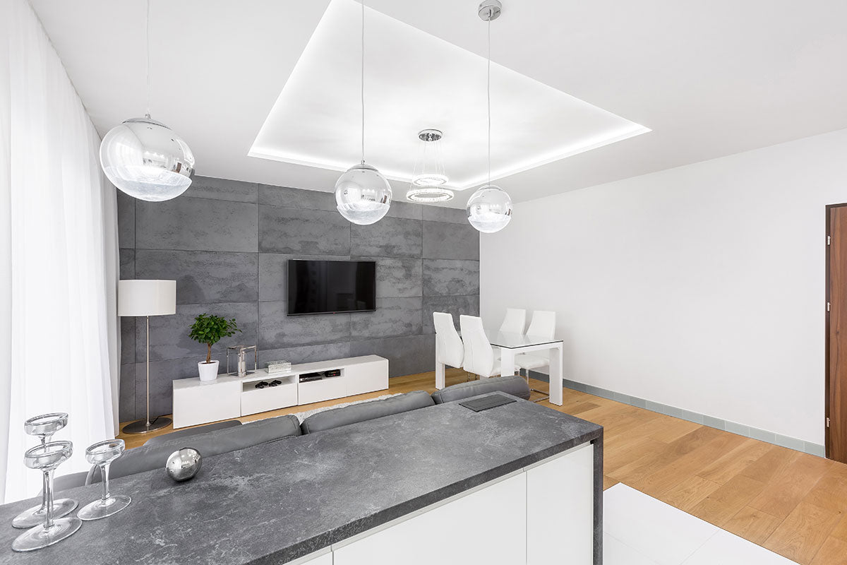 Gray Glossy Bullnose Tile 3x6