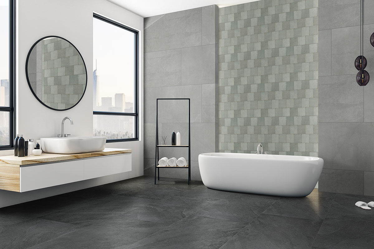 Midnight Montage Porcelain Tile